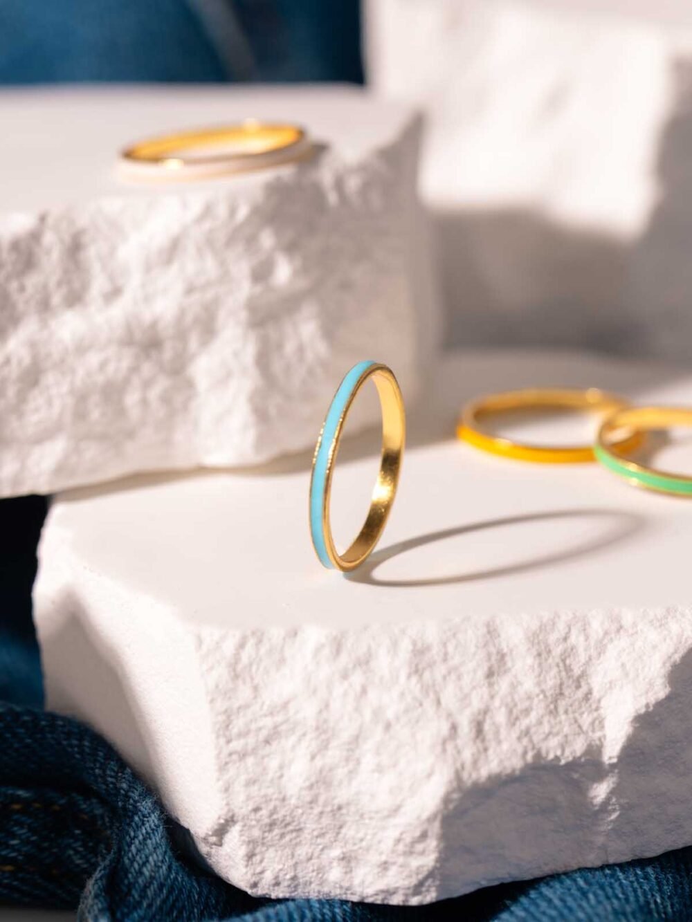Color Pop Stackable Band Rings – FENGHAN LIMITED